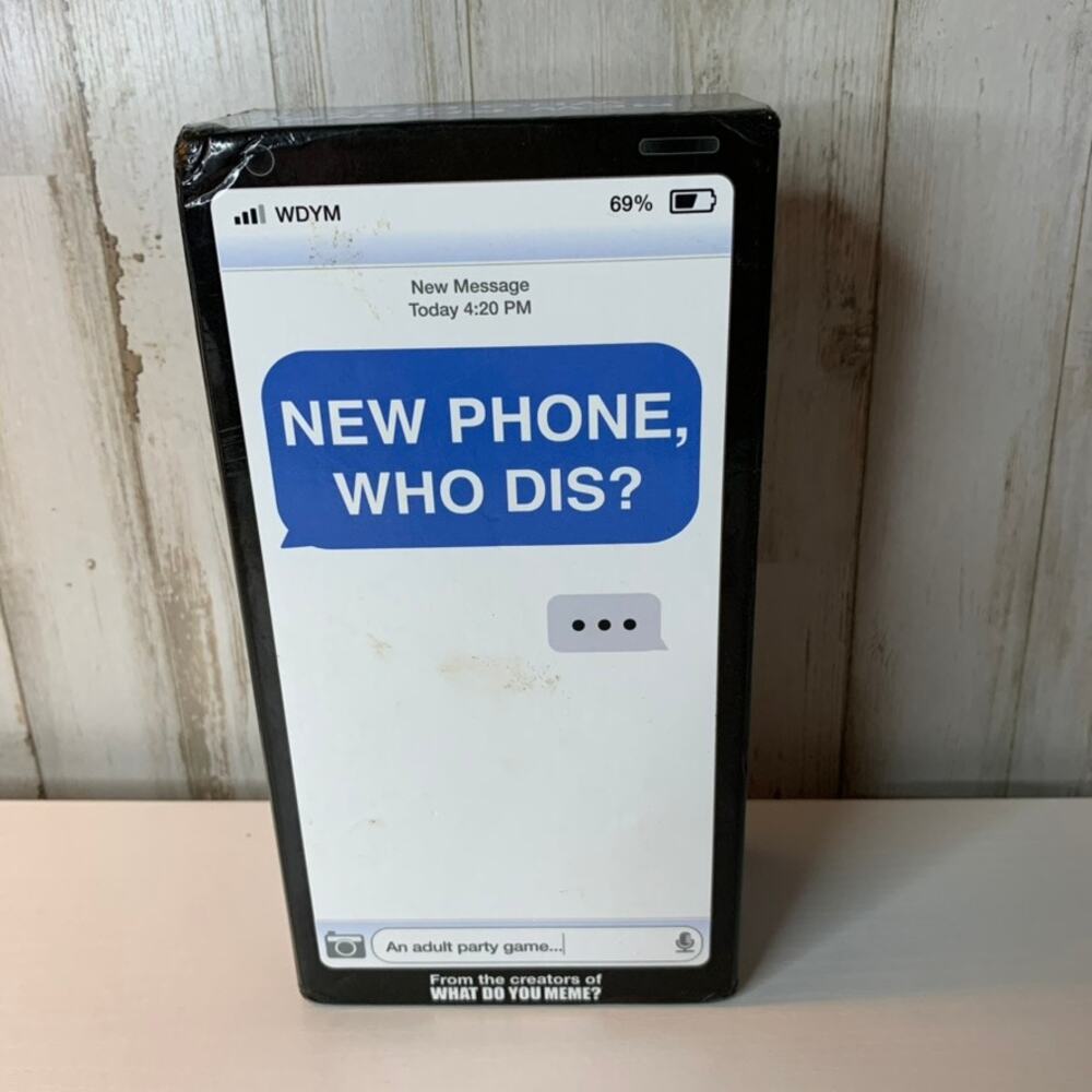 New Phone, Who Dis? Party Game 540 Cards What Do You Meme?